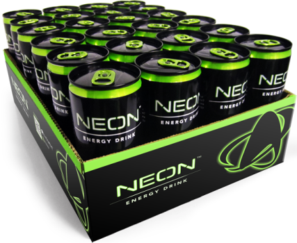 Neon Energy Drink Can